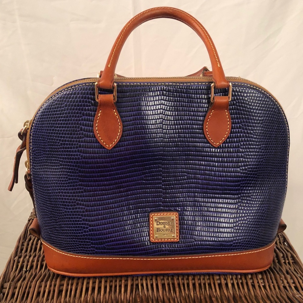 Dooney & Bourke Pebble Leather Zip Zip Satchel